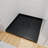 36 In. L X 36 In. W Alcove Square Black Acrylic Bathroom Shower Pan Base In White With Center Drain Hole-118624808