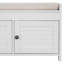 Banc à chaussures avec coussin amovible et espace de rangement caché-431661326