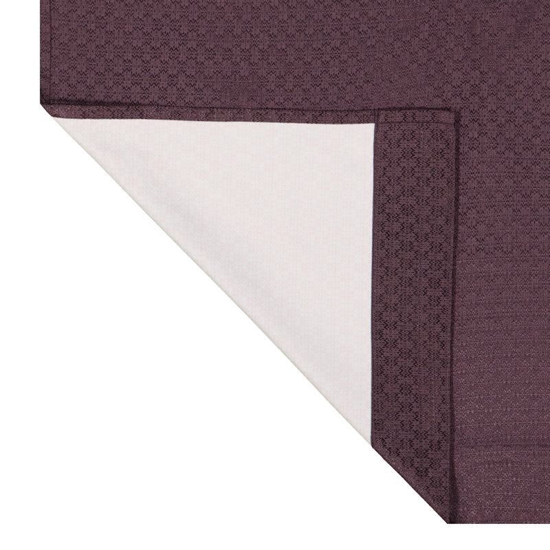 Plum Scalloped Rod Pocket Window Valance 42" x 21"