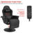 Inbox Zero Adjustable Reclining Ergonomic Faux Leather Swiveling PC & Racing Game Chair with Footrest-443058839