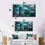 Carreaux émeraude et bleu Highland Tartan Tiles III - Boho Tiles-903204969
