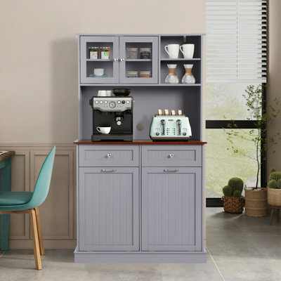 68" Kitchen Pantry by Latitude Run