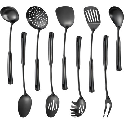 9-piece 304 Stainless Steel Kitchen Utensil Set