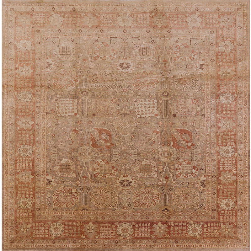 Oriental Indoor Rug, Square 5'