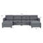 Grand canapé modulaire moderne