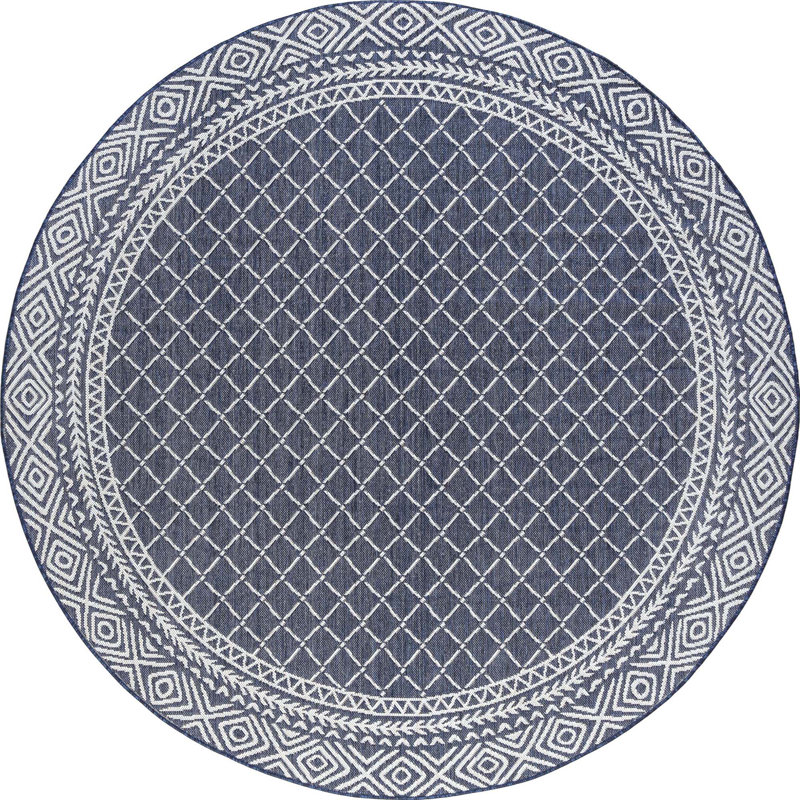 Hassett Indoor / Outdoor Rug, Round 7'11"