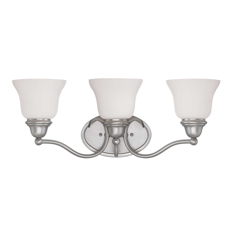 Éclairage pour meuble-lavabo Vannote, Étain
