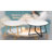 Fumiki 30" Sintered Marble Stone Top Coffee Table, Cocktail Table-659319276