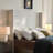 Queen size Upholstered Wingback Bed