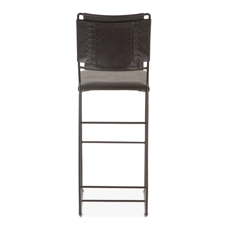 Melbourne Upholstered Bar Stool, Gray, Counter Stool (25” Seat Height)
