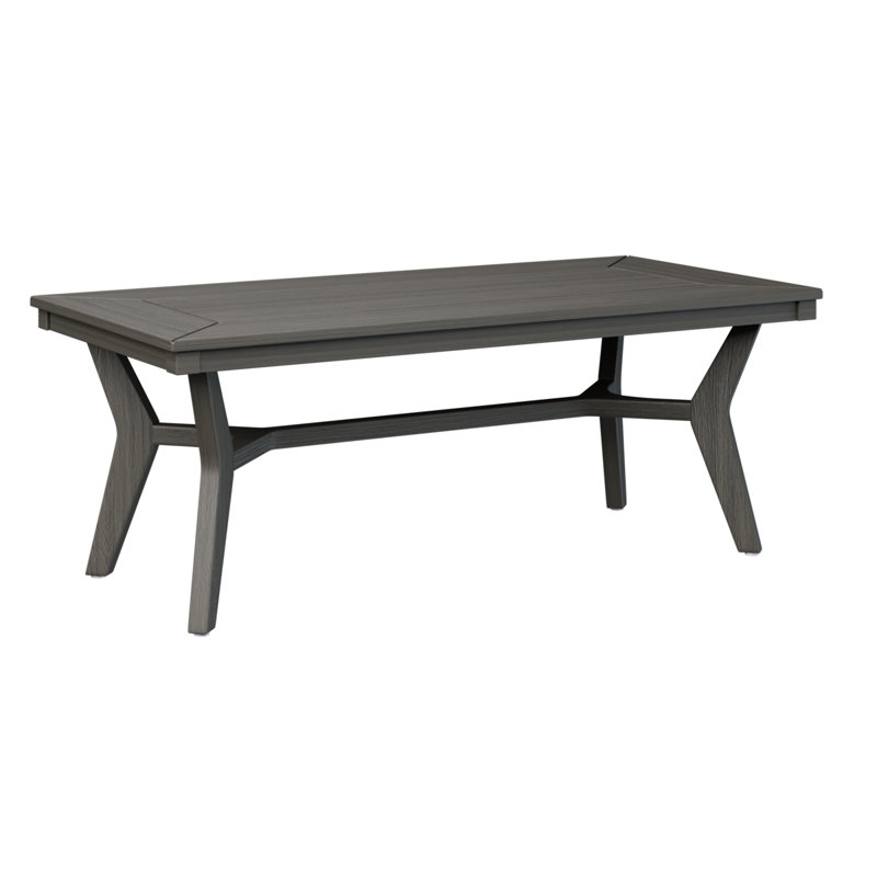 Berlin Gardens Mayhew Rectangular Coffee Table, Coastal Gray