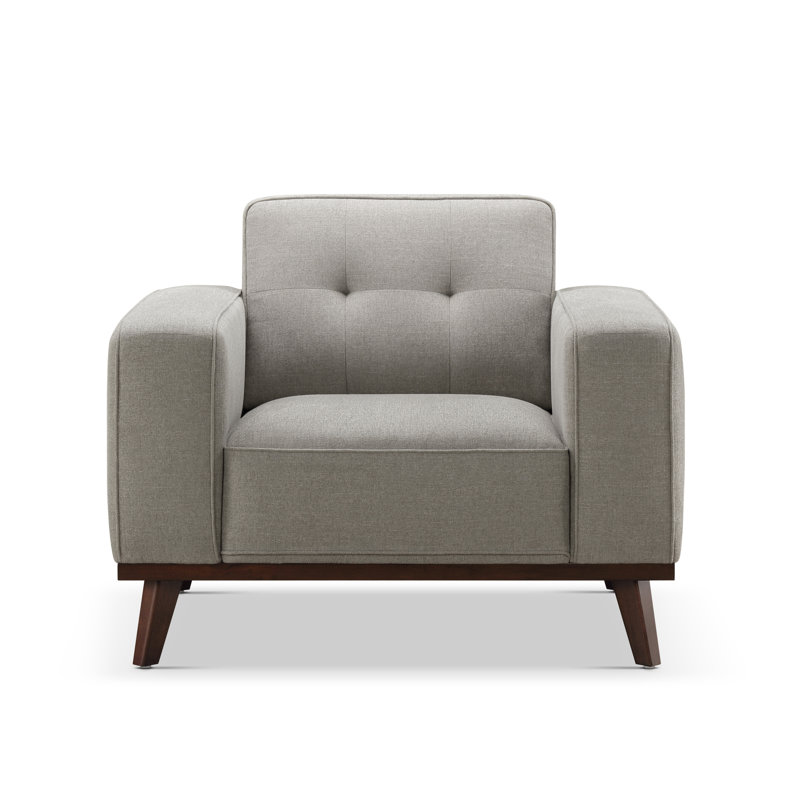 Fauteuil Lexandra, 100 % polyester gris