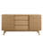 Carson Carrington Lagered Sideboard Buffet Table-908597391