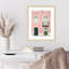 Reproduction d'art encadrée «Daisey Pink Parade» par Shot par Clint Wood-100477732-100477738