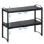 2 Pack Expandable Cabinet Countertop Shelves, Stackable Shelves Organizers, Adjustable Counter Cupboard Pantry Organizer Shelf Rack Stand