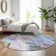 Premium Machine Washable Prisco Blue Rug