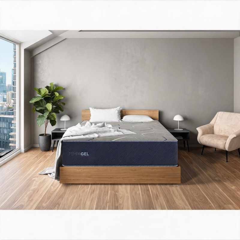 Matelas simple en mousse, finition bleue, double détente pour la chambre à coucher