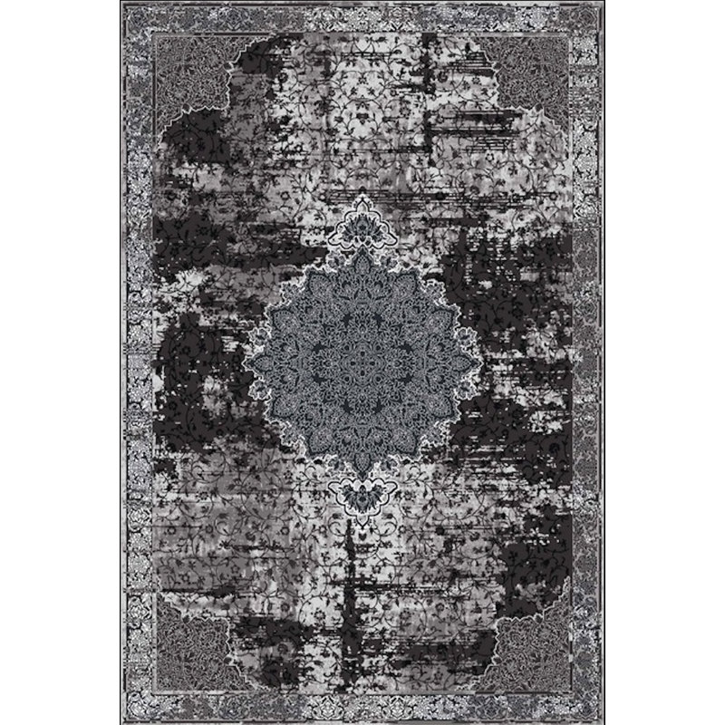 Machine Woven Grey Indoor Rug
