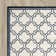 Ammundsen Geometric Area Rug in Ivory/Navy