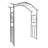 Alari 66.25'' W x 21'' D Iron Arbor in Black