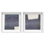 In Blue Set Shadowbox Abstract Print by Oliver Gal, Black Frame, 12 x 12-1914906594-1914906598