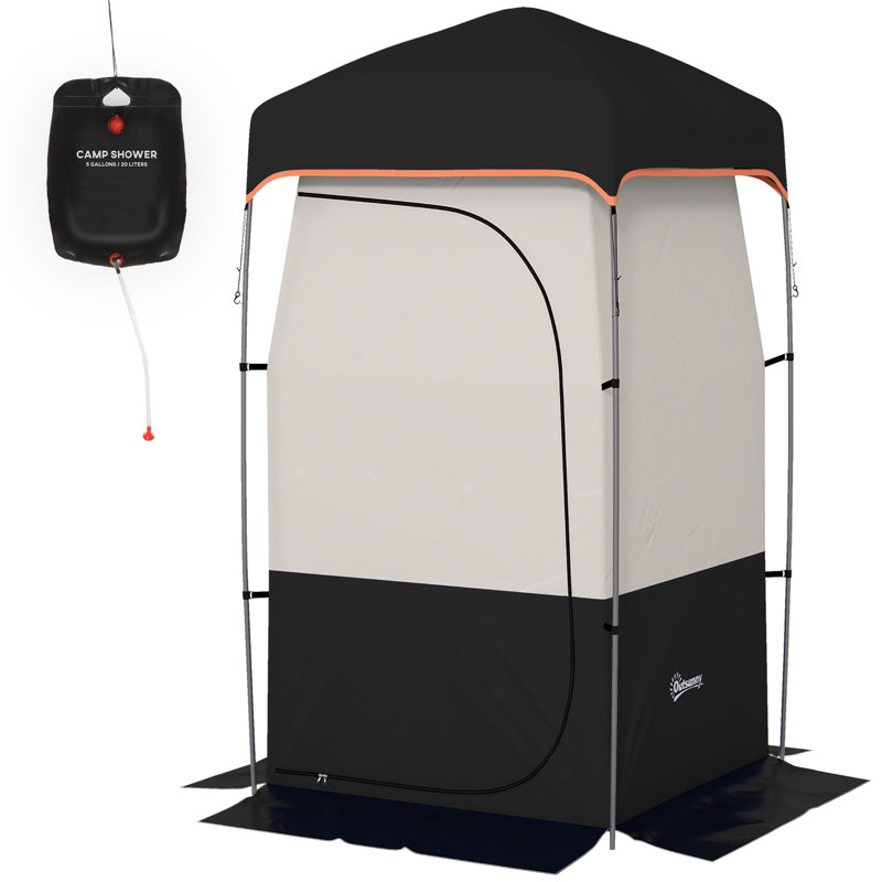 Portable Shower Tent, Black