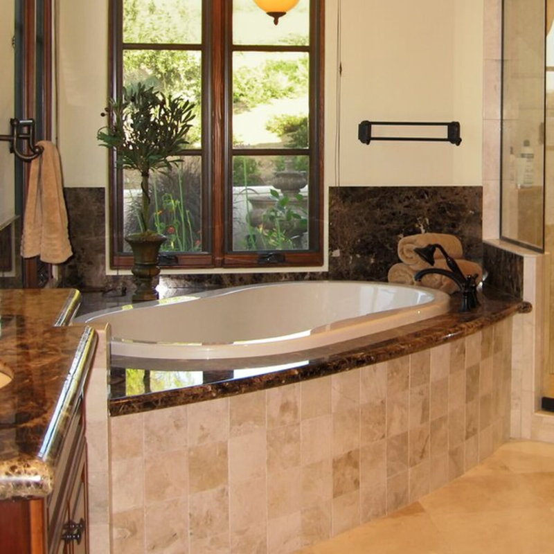 Savannah 74'' L Air Bathtub, Bone, Satin Brass