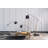 Archer 67.3'' Matt Black Arched Floor Lamp