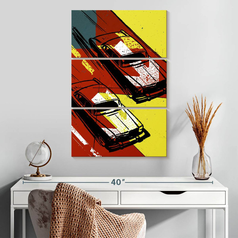 Mehar Street Racing Grunge, 32" H x 20" W