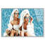 Best Friend Chica Duo Drinks and Spirits Framed Acrylic Art by Oliver Gal