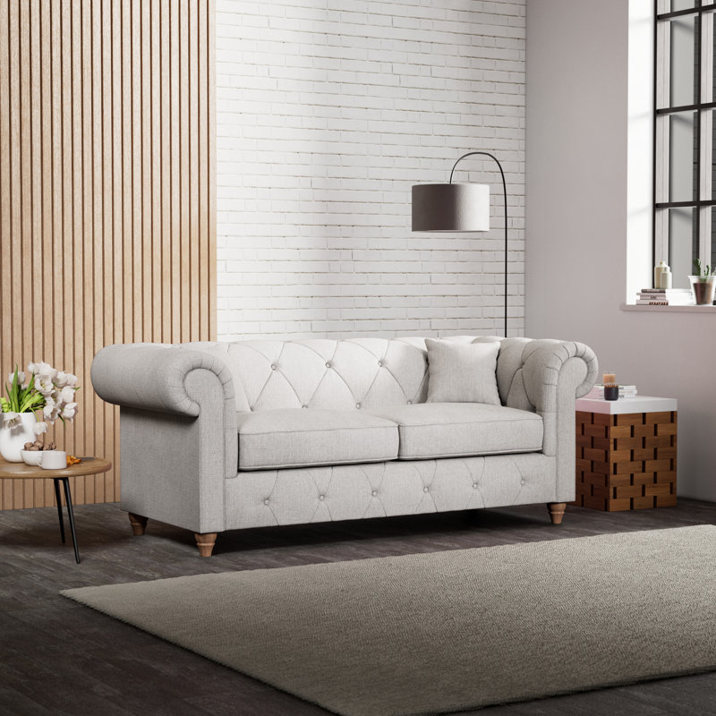 Ellrich 3 Seater Sofa, Walnut, Ash