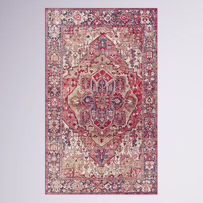 Albertson Machine Woven Oriental Area Rug