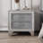 Velvet Solid Wood Nightstand-1238811337