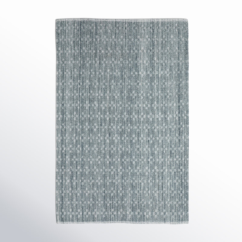 Tissé à la main Juno recyclé P.E.T. Tapis géométrique en polyester , Rectangulaire 3 pi x 5 pi