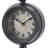 Analogue Electric Tabletop Clock with Alarm in Black