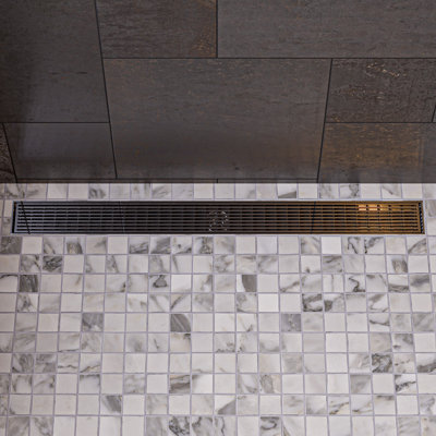 Drain de douche à grille linéaire