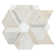 Angora Floralis 11" X 12" Polished Marble Mosaic Floor And Wall Tile