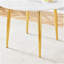 Ensemble de table de salle à manger 7 pièces, table de salle à manger extensible avec 6 chaises-1100200558