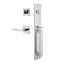 Viaggio Quadrato One-Piece Handleset With D Grip With Quadrato Rosette And Milano Lever-1316816602-1316816549-1316816606