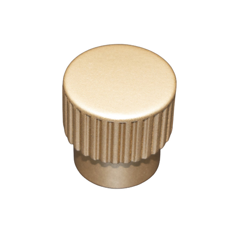 Circle Knob, Satin Brass