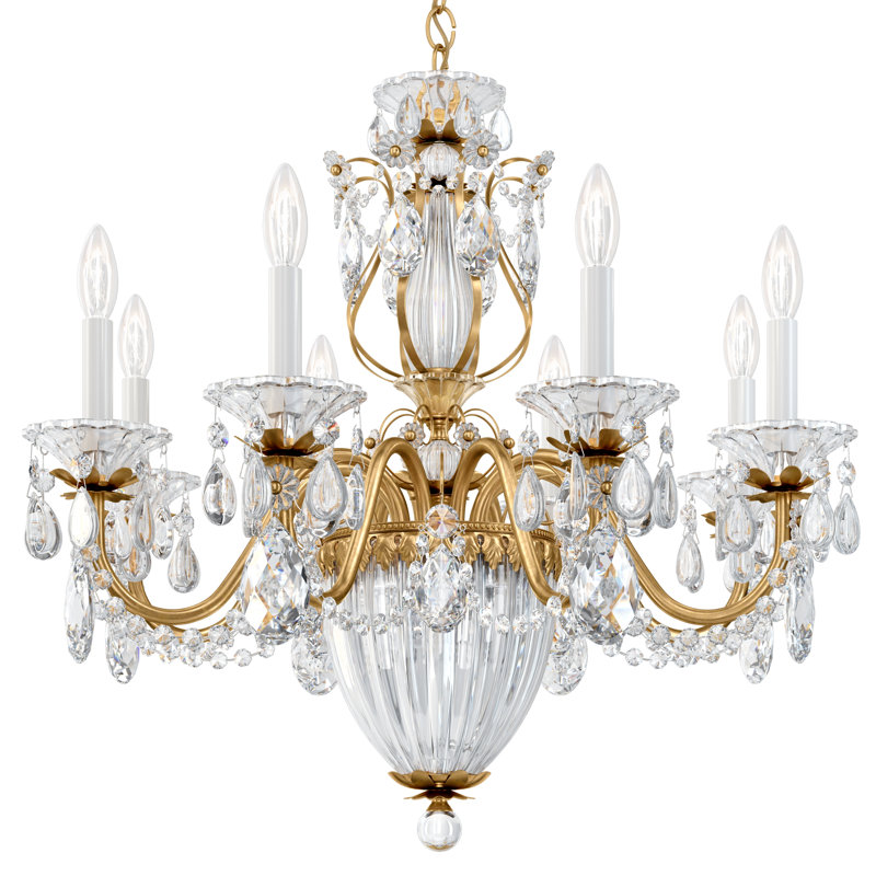 Bagatelle 11 - Light Chandelier, Heirloom Gold, Spectra Crystal Clear