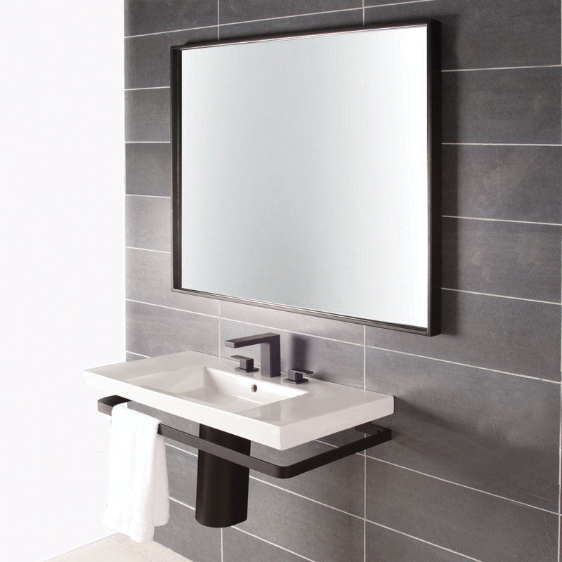 Aqua Towel Bar, Matte Black