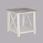 Table basse 3 pièces avec table basse rectangulaire et deux tables de bout carrées assorties