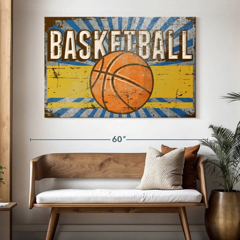 Basketball classique, H 34 po x l 51 po