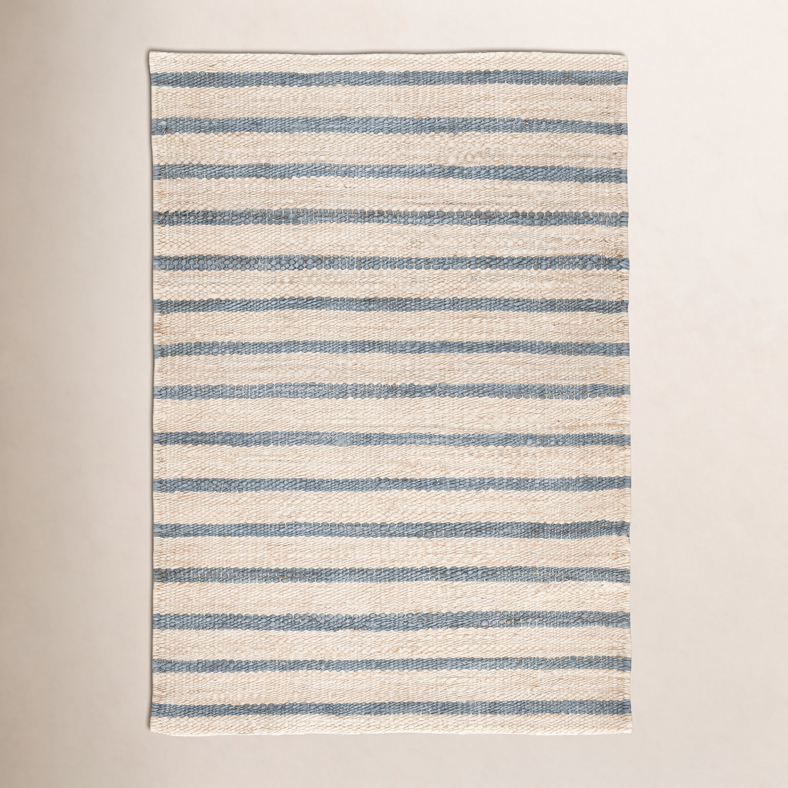 Moana Hand-Woven Striped Jute Rug, Runner 2'6" x 8'