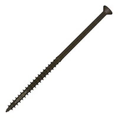 #10 Ultra Guard Square Drive Flat-Head Coarse Thread With Nibs Double Auger Wood Deck Screws