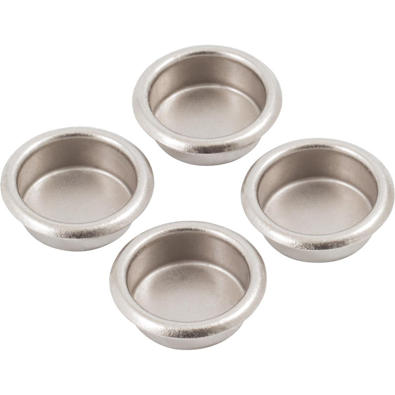 Ensemble de poignées de 0,75 po, Nickel satiné
