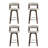 26'' Swivel Upholstered Counter Stools with solid wood leg-1099685632
