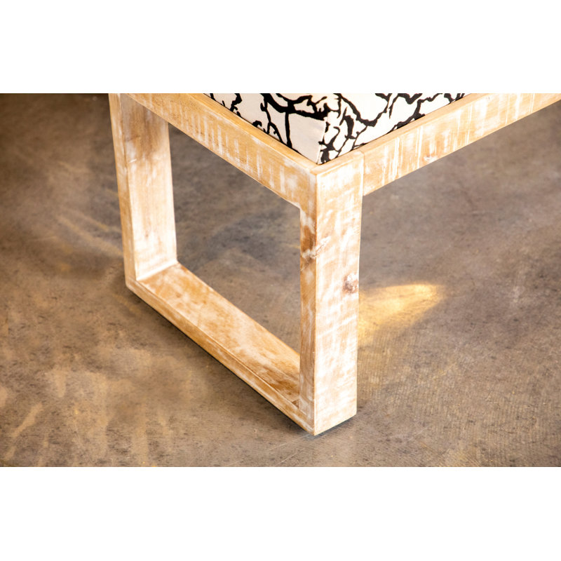 Moro Upholstered Bench, 17" H x 47" W x 16" D