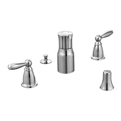 Brantford Double Handle Vertical Spray Bidet Faucet